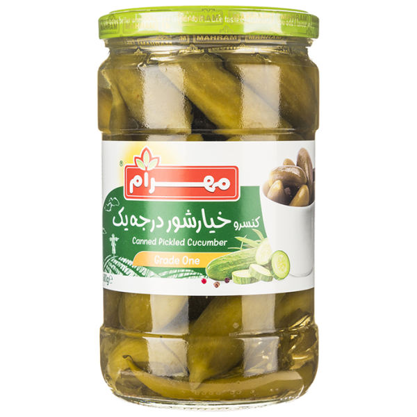 خیارشور درجه یک مهرام ۶۸۰ گرم