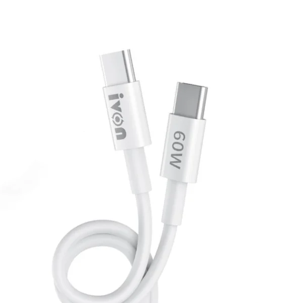کابل تبدیل Type-C به Type-C ایون Ivon مدل CA-207 طول 2 متر
