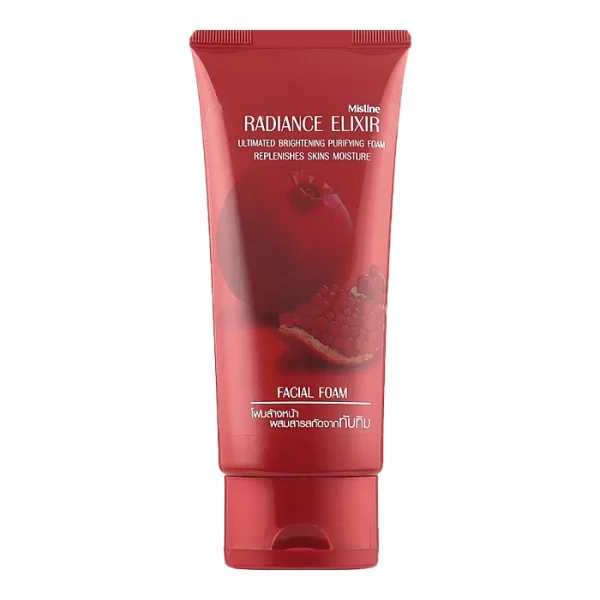 فوم شوینده و روشن کننده صورت انار میستین Mistine مدل Radiance Elixir حجم 80 گرم