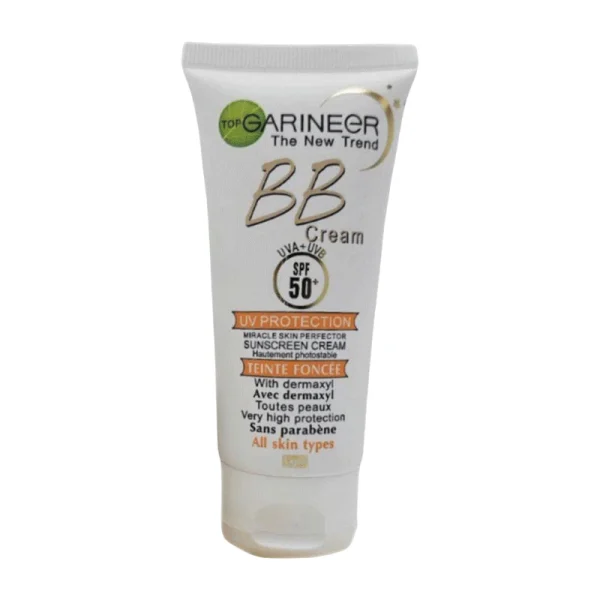 کرم ضد آفتاب رنگی بی بی گارنیر BB Garineer رنگ بژ طبیعی SPF 50+