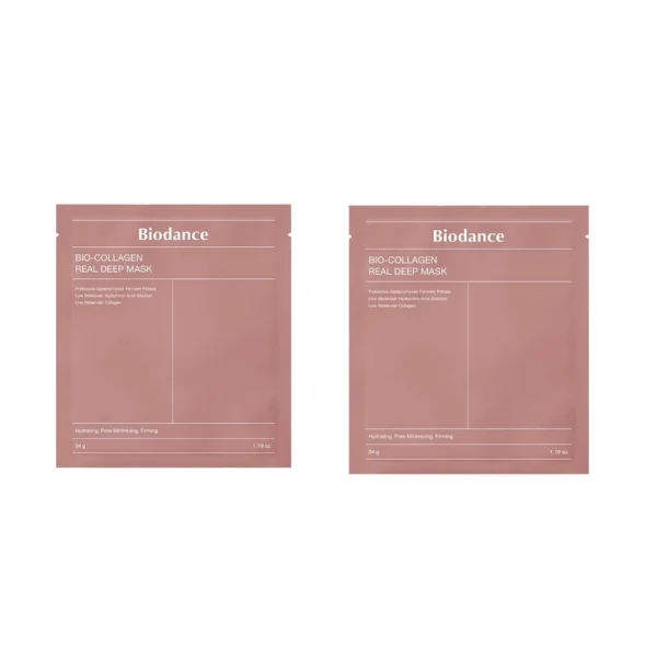 ماسک صورت ضد چروک و سفت کننده بایودنس Biodance مدل Bio Collagen اصل بسته ۲ عددی