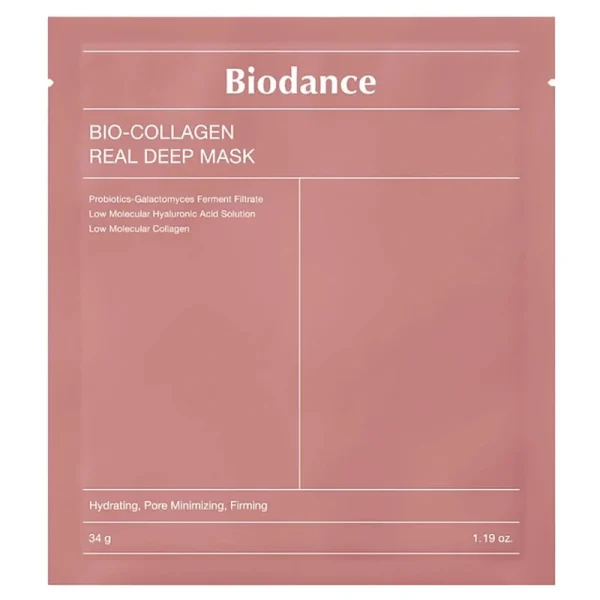 ماسک صورت ضد چروک و سفت کننده بایودنس Biodance مدل Bio Collagen تکی