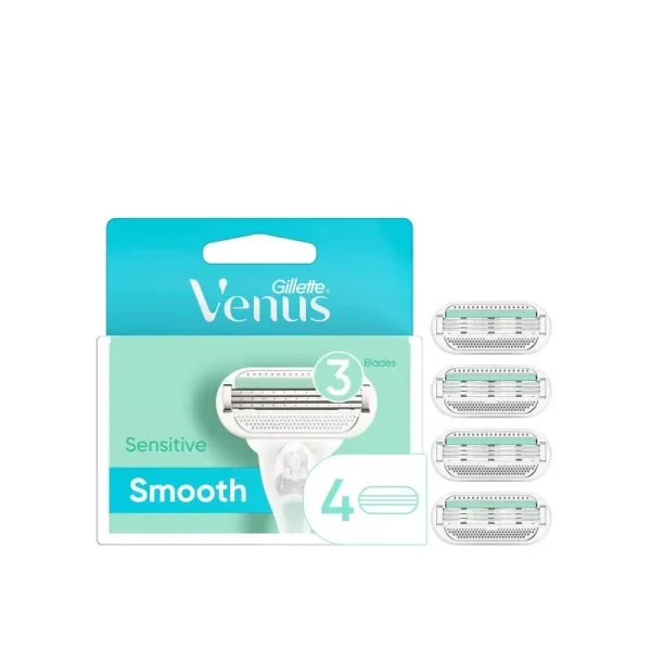 تیغ‌های یدک ژیلت Venus Smooth ونوس اسموت ۴ عددی