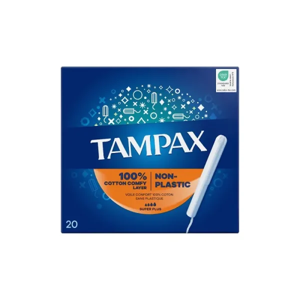 تامپون تامپکس سوپر پلاس Tampax Super Plus تعداد 20 عدد