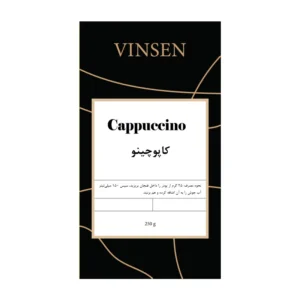 کاپوچینو با شکر حجم 250 گرم