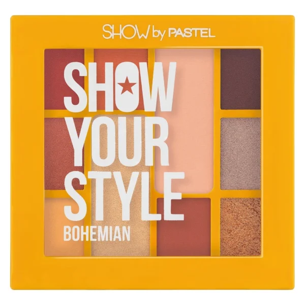 پالت سایه 10 رنگ پاستل pastel مدل Bohemian